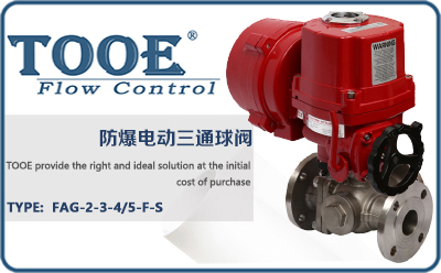 電動防爆三通球閥