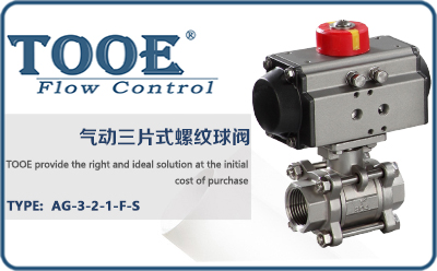 氣動(dòng)三片式球閥