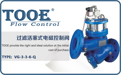 過(guò)濾活塞式電磁控制閥