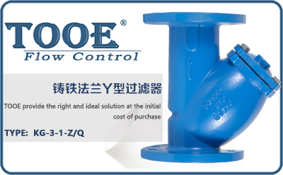 鑄鐵法蘭管道Y型過濾器