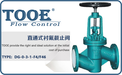 直通式襯氟截止閥