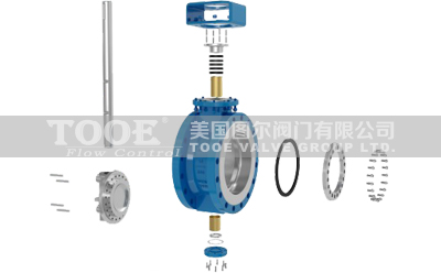 金屬密封三偏心雙向壓法蘭蝶閥構(gòu)造參數(shù) 金屬密封三偏心雙向壓法蘭蝶閥構(gòu)造參數(shù)