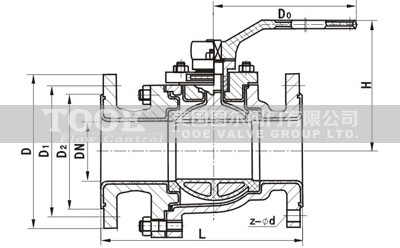 襯氟球閥結(jié)構(gòu)尺寸 襯氟球閥結(jié)構(gòu)尺寸