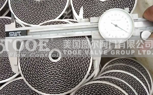 波紋儲罐阻火器阻火芯元件直徑測試 波紋儲罐阻火器阻火芯元件直徑測試