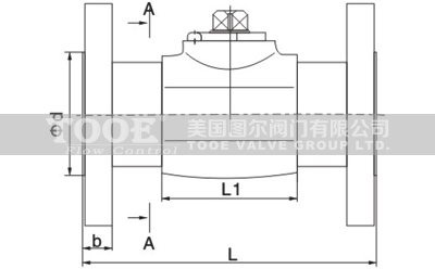法蘭液壓球閥結(jié)構(gòu)尺寸CAD圖紙 法蘭液壓球閥結(jié)構(gòu)尺寸CAD圖紙