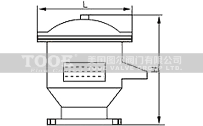 石油儲罐呼吸閥結(jié)構(gòu)尺寸CAD圖紙 石油儲罐呼吸閥結(jié)構(gòu)尺寸CAD圖紙