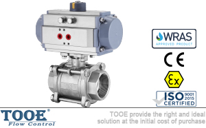 三片式氣動(dòng)球閥 三片式氣動(dòng)球閥