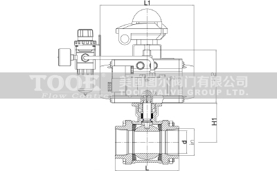 氣動(dòng)三片式球閥技術(shù)參數(shù) 氣動(dòng)三片式球閥技術(shù)參數(shù)