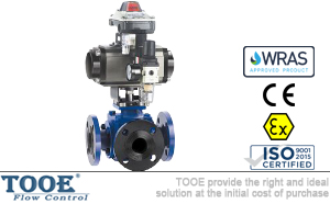 法蘭氣動(dòng)三通球閥 法蘭氣動(dòng)三通球閥