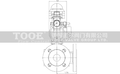 氣動(dòng)法蘭三通球閥構(gòu)造原理 氣動(dòng)法蘭三通球閥構(gòu)造原理