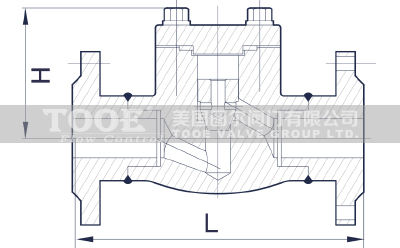 法蘭鍛鋼止回閥構(gòu)造原理 法蘭鍛鋼止回閥構(gòu)造原理