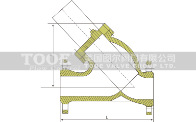 法蘭銅Y型過(guò)濾器結(jié)構(gòu)尺寸CAD圖紙 法蘭銅Y型過(guò)濾器結(jié)構(gòu)尺寸CAD圖紙