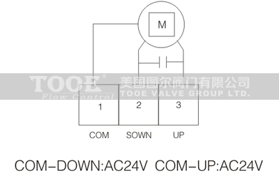 比例積分電動(dòng)二通調(diào)節(jié)閥接線圖 比例積分電動(dòng)二通調(diào)節(jié)閥接線圖