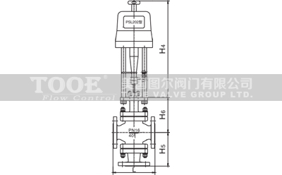 電動三通合流分流調(diào)節(jié)閥結(jié)構(gòu)尺寸CAD圖紙 電動三通合流分流調(diào)節(jié)閥結(jié)構(gòu)尺寸CAD圖紙