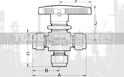 卡套球閥結(jié)構(gòu)尺寸CAD圖紙 卡套球閥結(jié)構(gòu)尺寸CAD圖紙